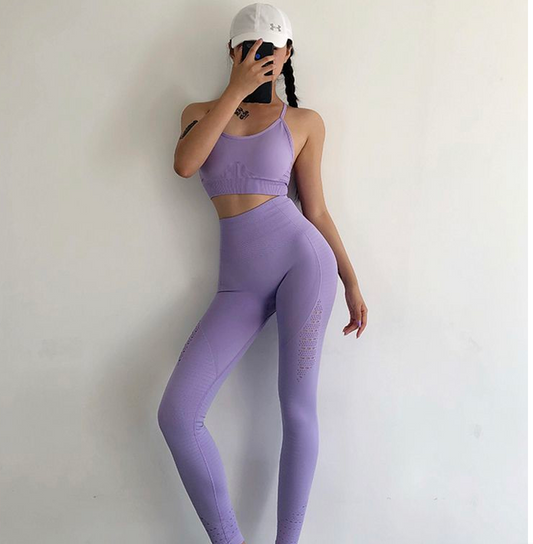 Studio Set — High-Waist Leggings & Sports Bra