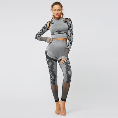 Camo Cut-Out Legging & Top Set