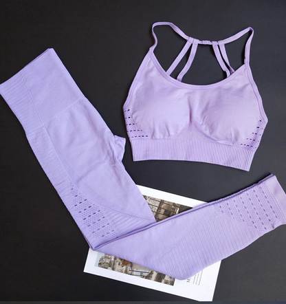 Studio Set — High-Waist Leggings & Sports Bra